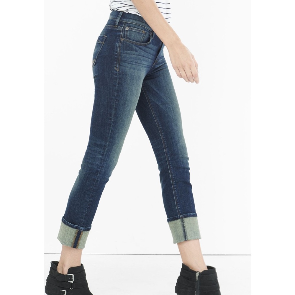 Express Mid Rise Cropped Skinny Jeans